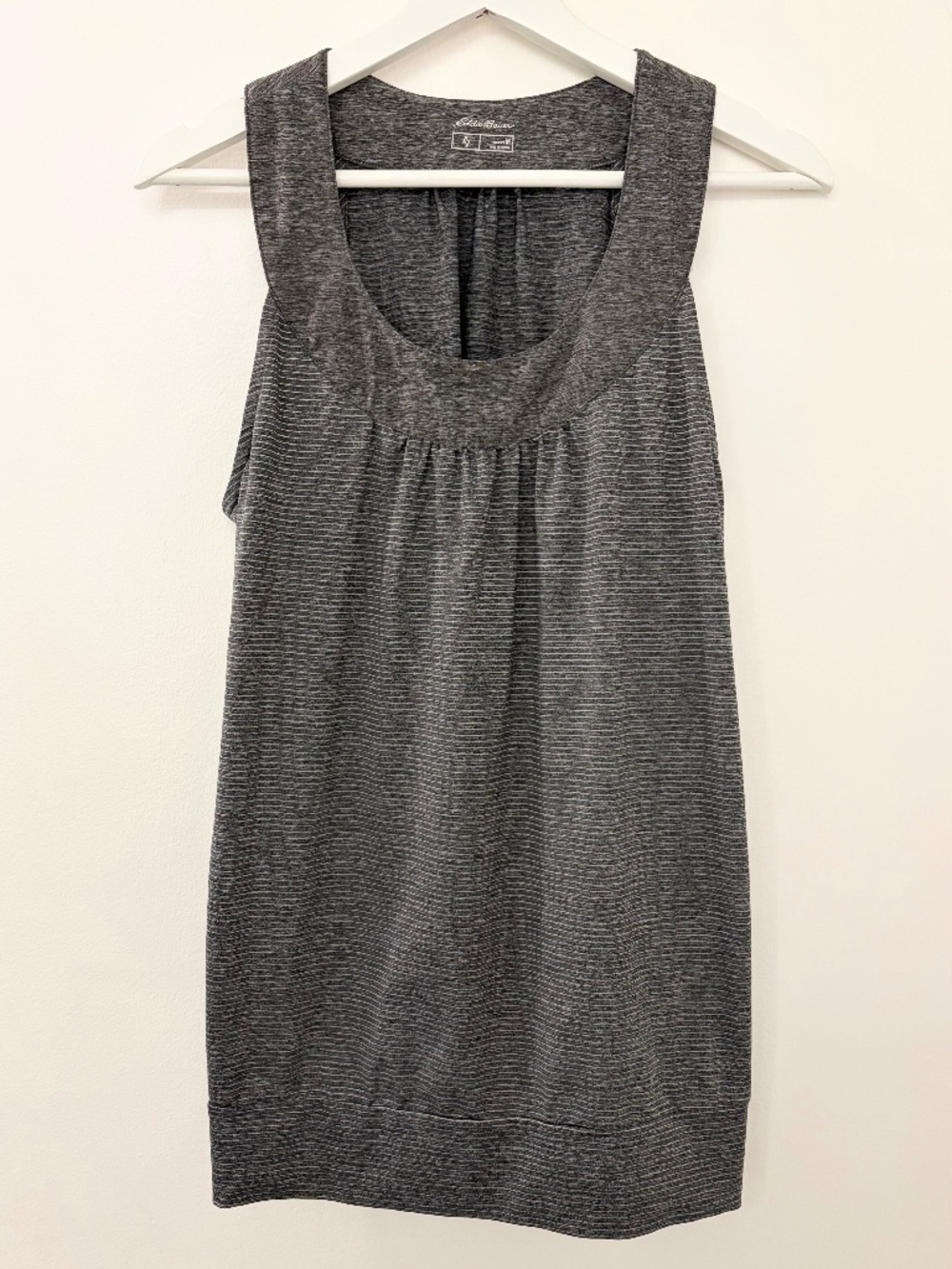 Eddie Bauer Tank Top - grey with white stripes